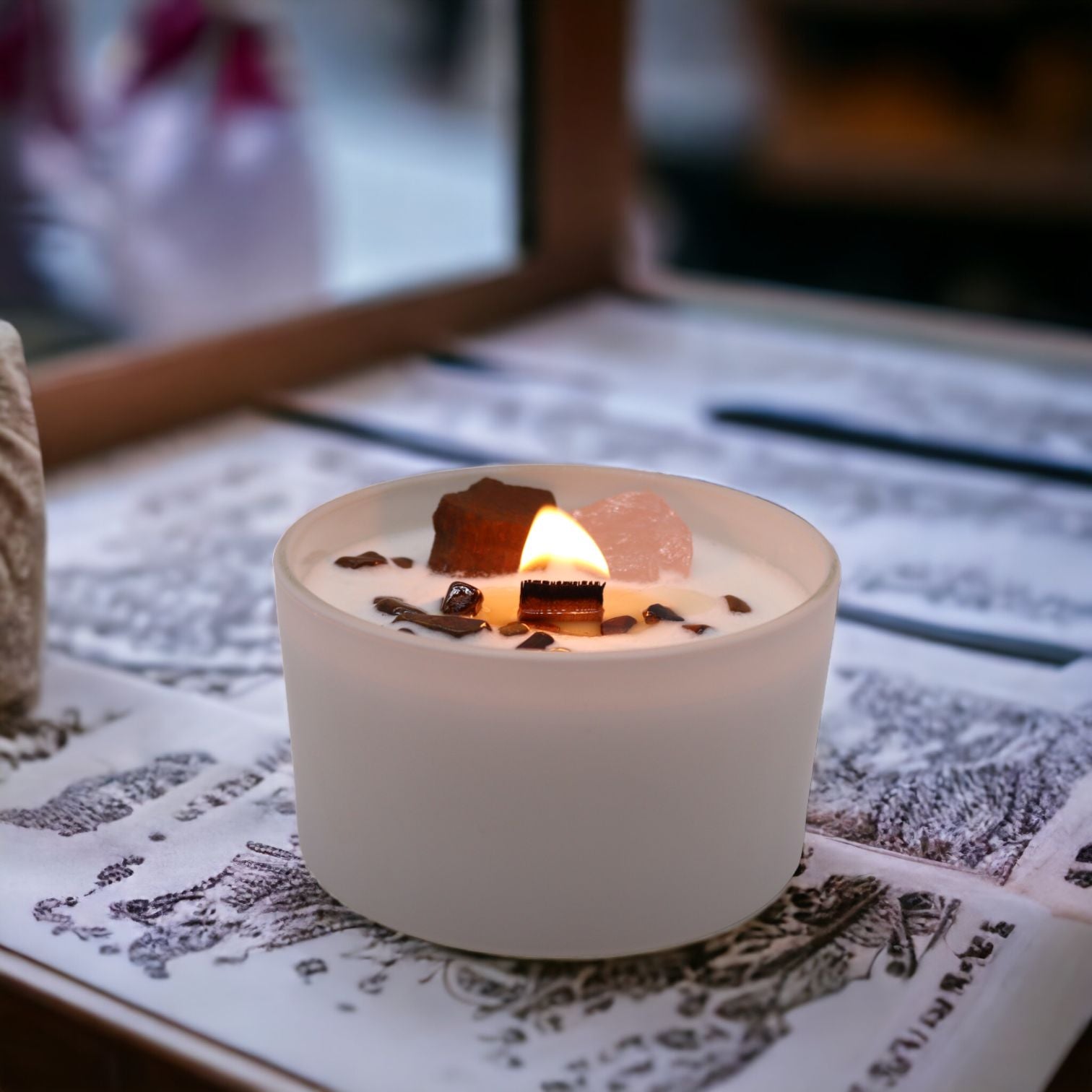 Chakra Crystal Candles - Sacral Chakra